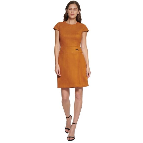 Dkny Open-Sleeve Ruched Sheath Dress - Picture 1 of 3
